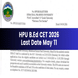 HPU B.Ed 2026 Entrance Test Applications Open Till May 11; Exam on May 23
